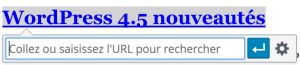 Nouvelle édition des liens dans WordPress 4.5